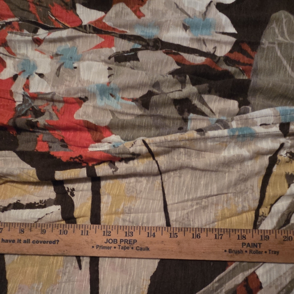Chico's Multicolor Abstract Fabric Top